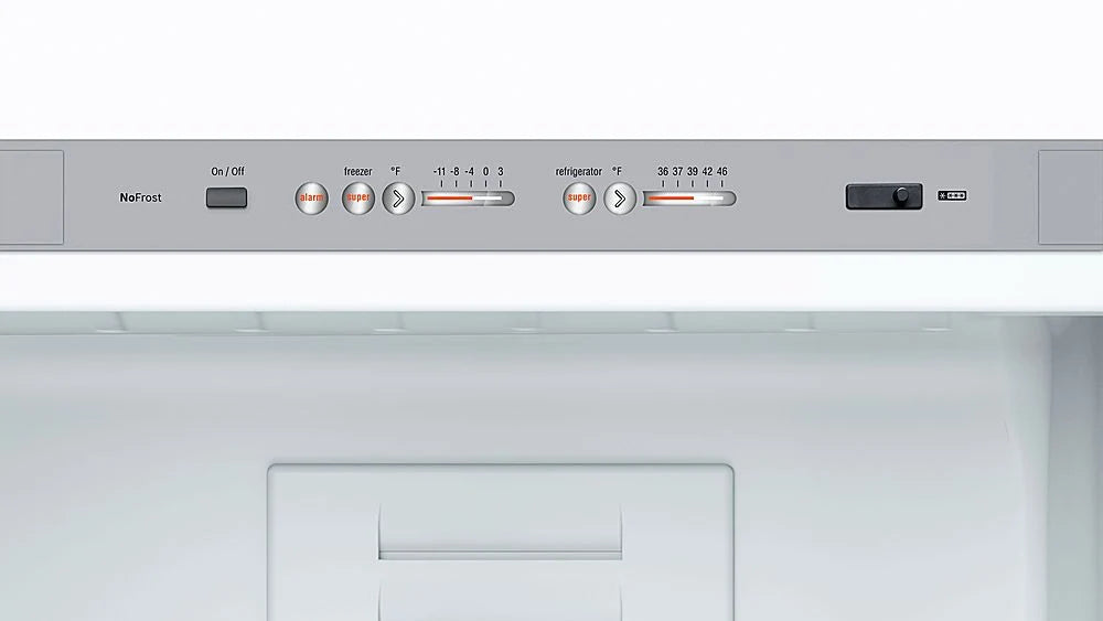Bosch - 800 Series 10 Cu. Ft Bottom-Freezer Counter-Depth Refrigerator - Multi