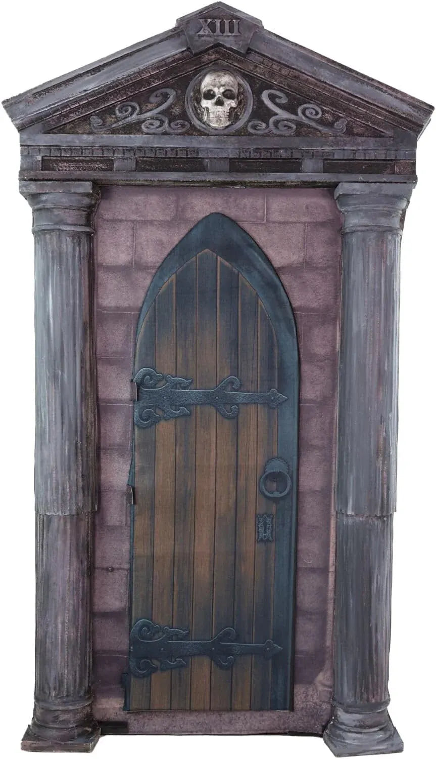 Haunted Hill Farm 7-Ft Animatronic Soul Harvester by Tekky, Halloween Animatronic, Spooky Prop & Party Decoration, Indoor & Covered Outdoor Creepy Witch Decor Motion-Activated Lights & Sound, LifeSize