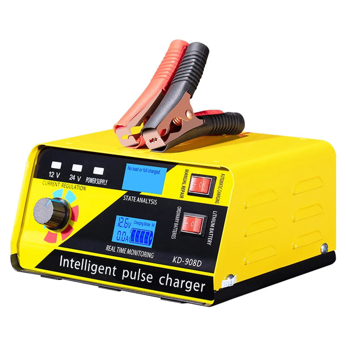 XWQ Storage Battery Charger Digital Display Multiple Protection High Efficiency 12V 24V Car Battery Charger for Automobile