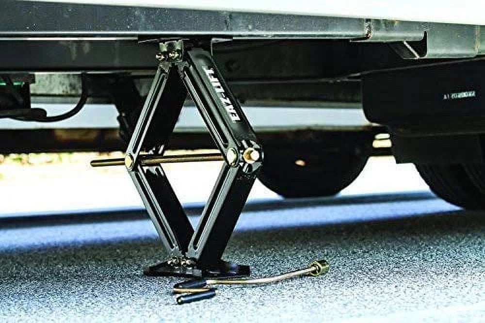 Camco Eaz-Lift 24-inch Heavy-Duty Scissor Jacks | Features a 7,500 lb Load Capacity, a Heavy-Duty Steel Construction, and Comes in a Set of 2 (48830)