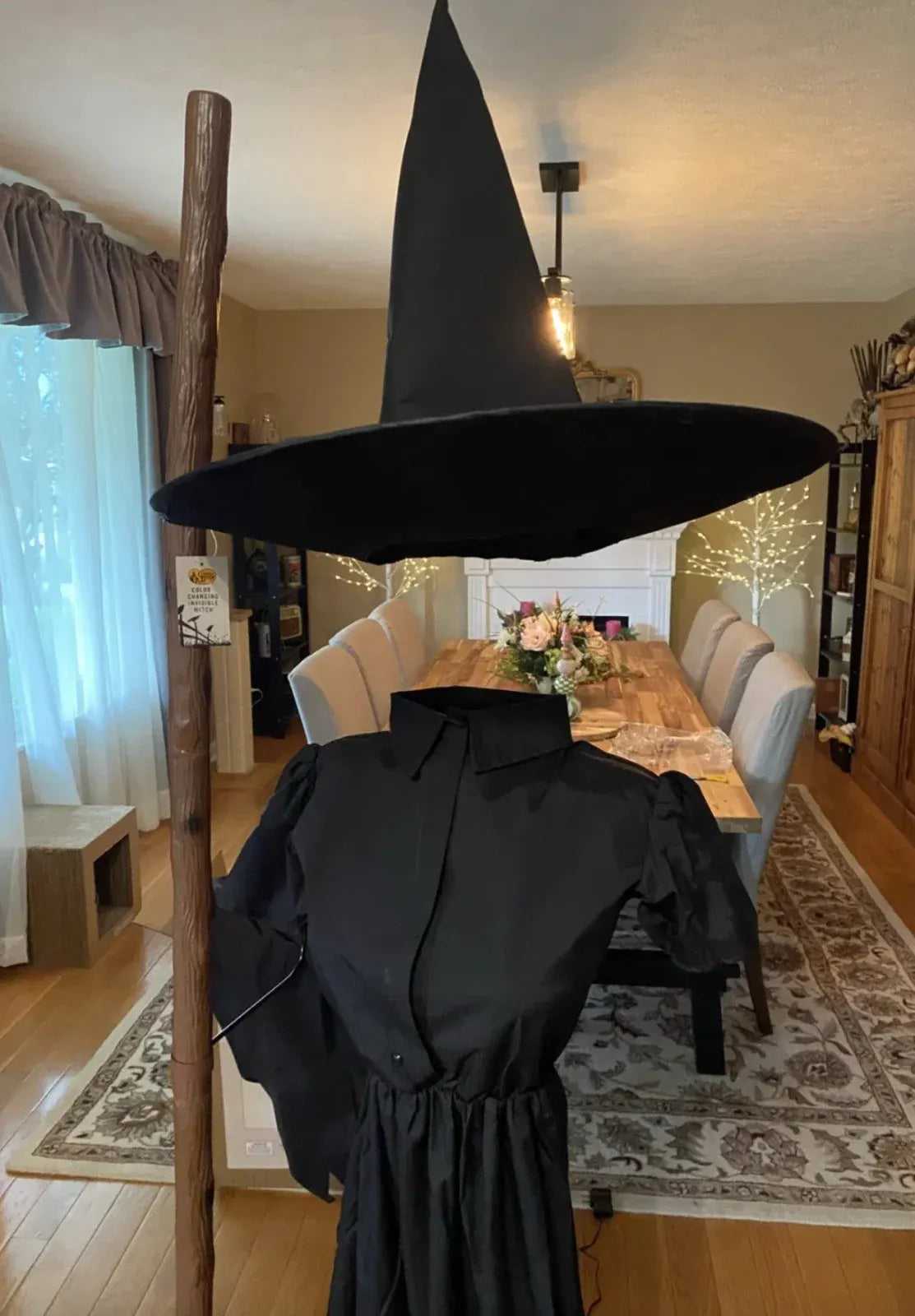 Cracker Barrel 6 Ft Animated Invisible Witch Animatronic Halloween Prop New