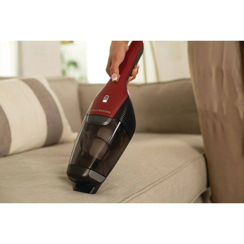 Electrolux EHVS3510AR Ergorapido Pet Bagless， Cordless， with Detachable Handset in Red Stick Vacuum