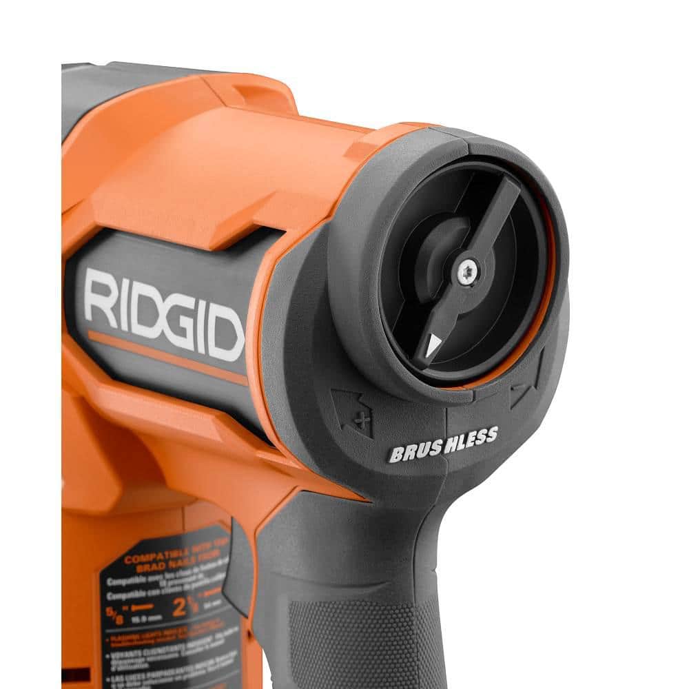 18V Brushless Cordless 18-Gauge 2-1/8 in. Brad Nailer w/ Brushless 16-Gauge 2-1/2 in Straight Finish Nailer (Tools Only) R09891B-R09892B