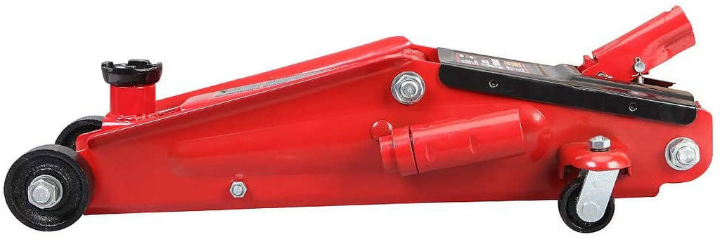 Big Red 3 Ton Hydraulic Trolley Service/Floor Jack with Extra Saddle, Fits SUVs and Trucks, Red, W8306