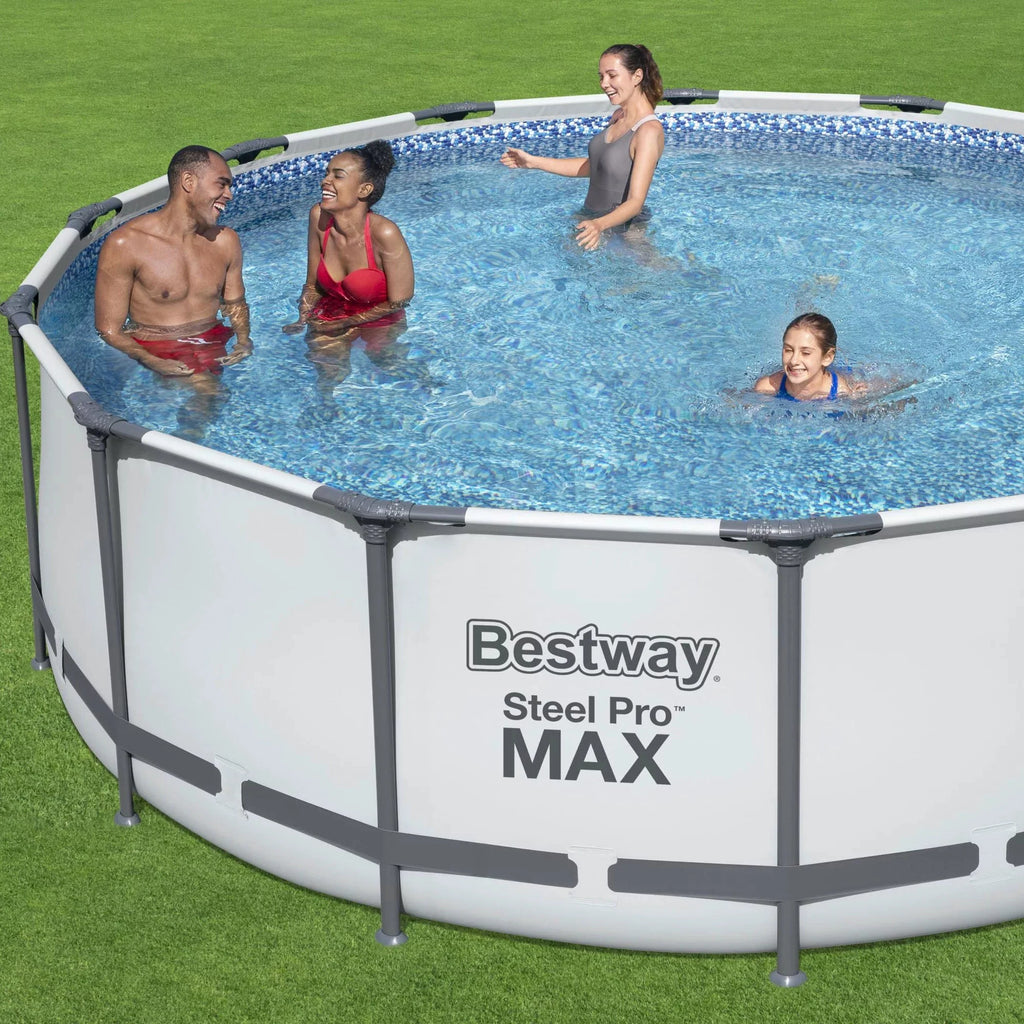 Bestway Steel Pro MAX 14' x 48 Round Above Ground Swimming Pool Set