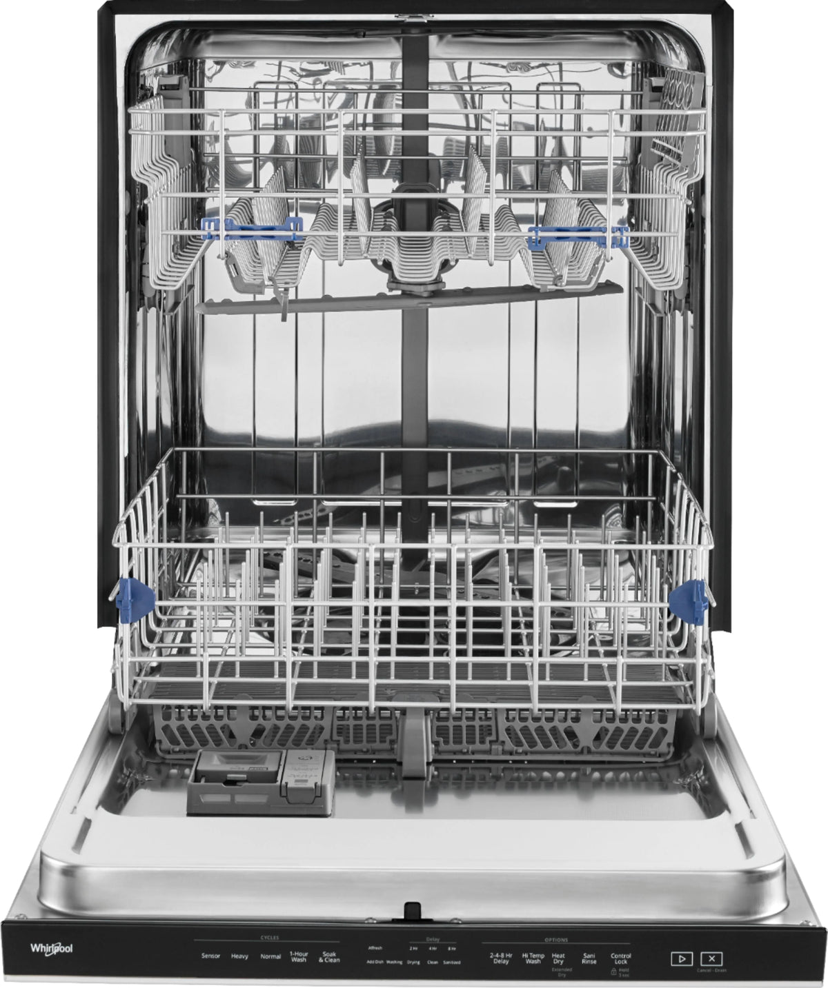Whirlpool - 24 Built-In Dishwasher - Stainless steel