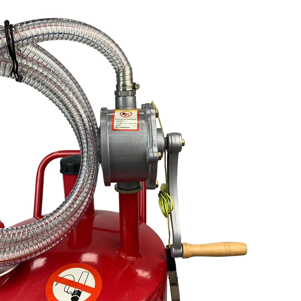 20 Gallon Gas Caddy Tank Storage Drum Gasoline Diesel Fuel Transfer Red JGC20 Pantone 186C