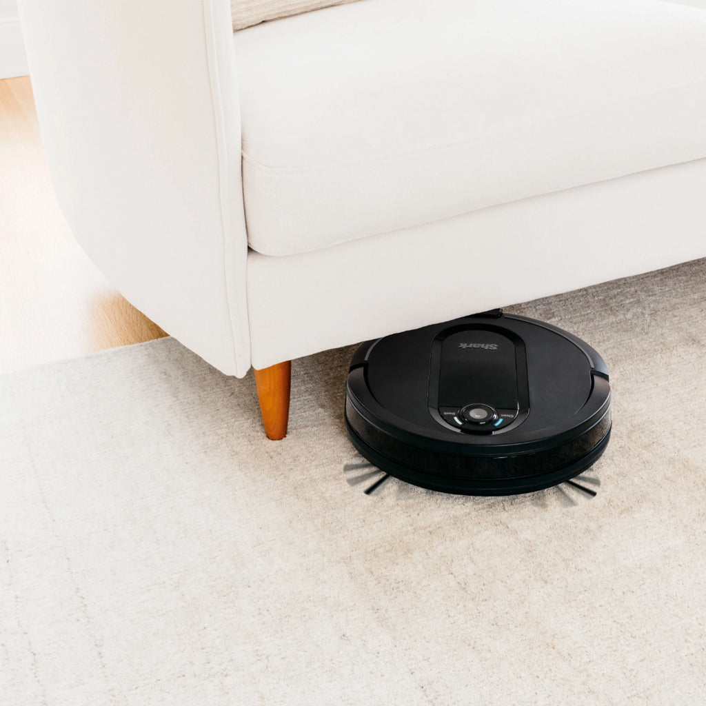 Shark - IQ Robot Self-Empty XL RV1001AE, Wi-Fi Connected, Robot Vacuum with Self-Cleaning Brushroll - Black