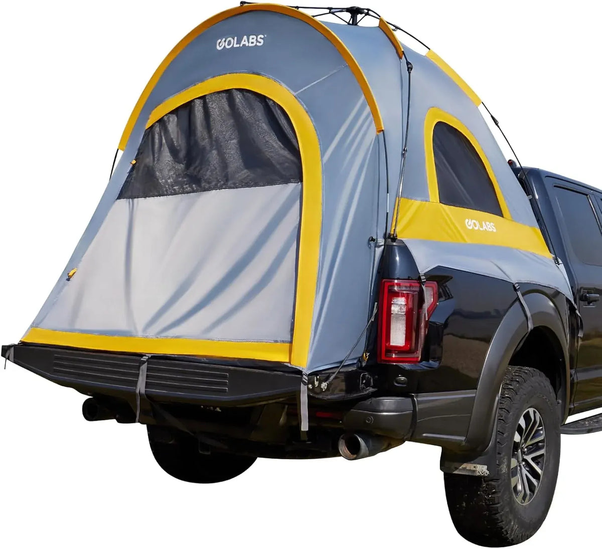 Golabs Truck Bed Tent for 5-6 Ft Bed, 8-Minute Easy Setup by Pre-Assembled Design, Waterproof PU2000mm, 2-Person Portable with Extra Rainfly Cover for Camping & Outdoor, Includes Storage Bag