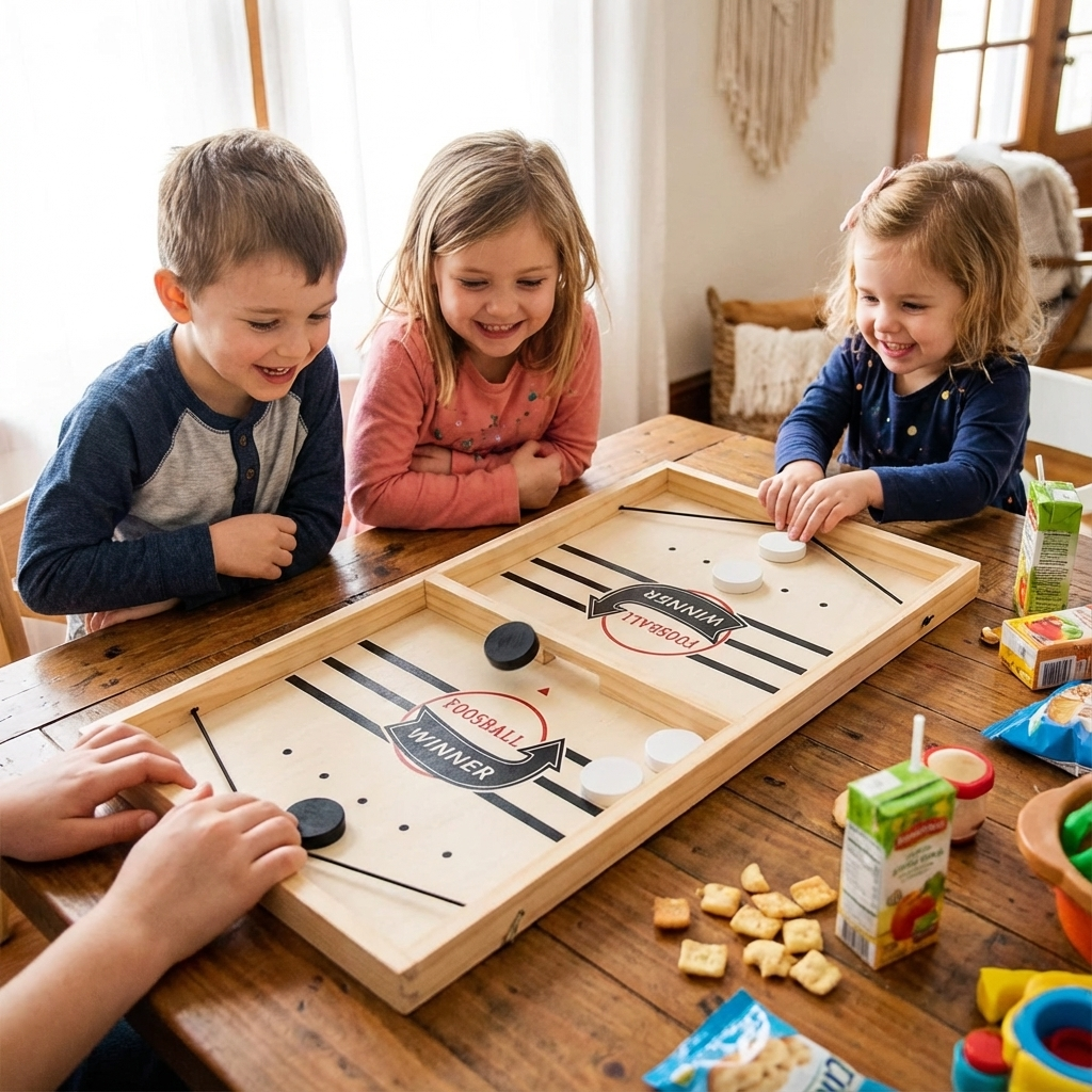 Catapult Chess Game with Wooden Board and Dual Launch Mechanism