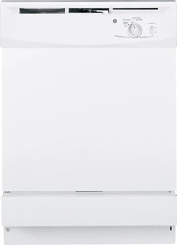 GE - 24 Built-In Dishwasher - White on white