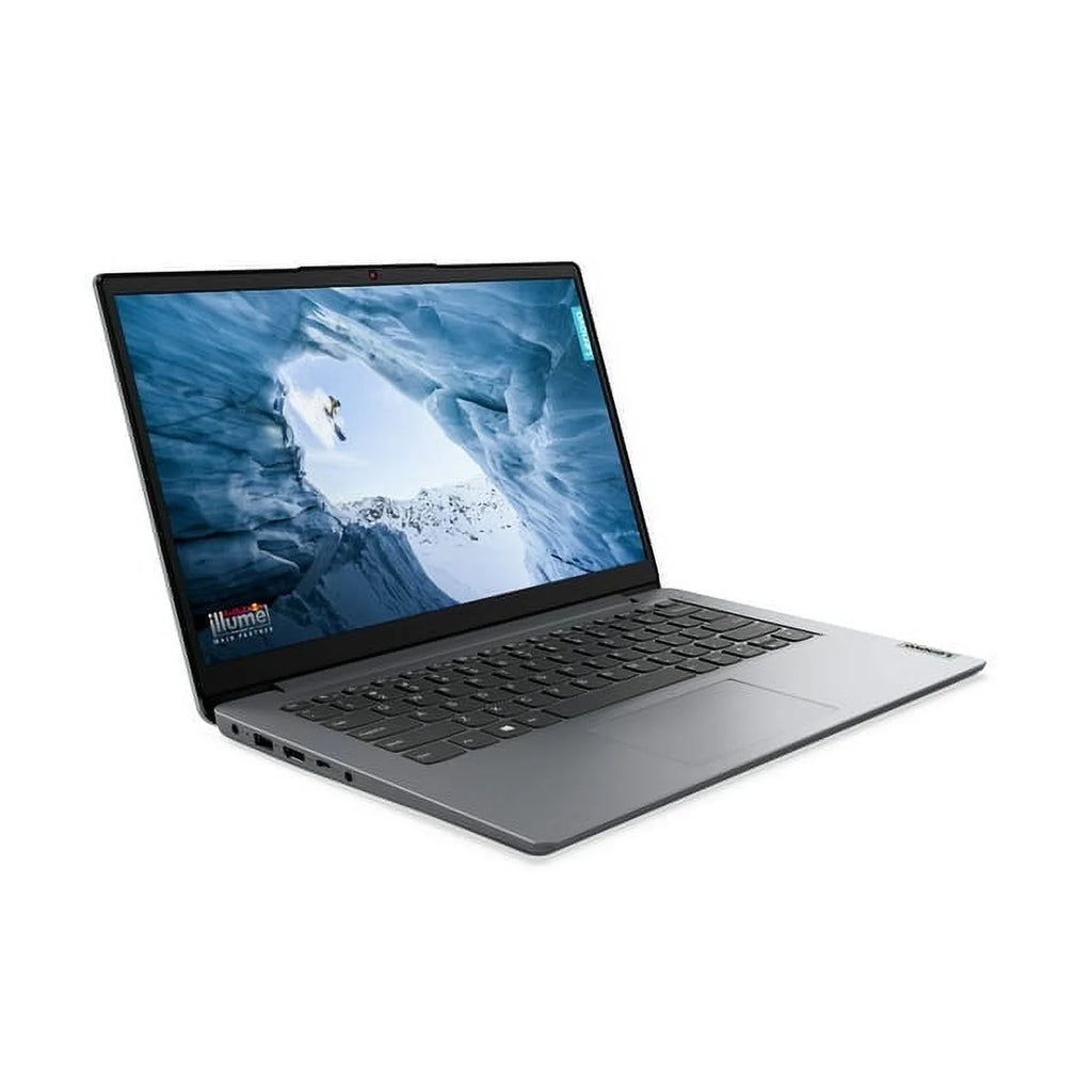 New Lenovo Ideapad 1i, 14.0 Laptop, Intel Celeron N4020, 4GB RAM, 64GB eMMC Storage, Cloud Grey, Windows 11 in S Mode