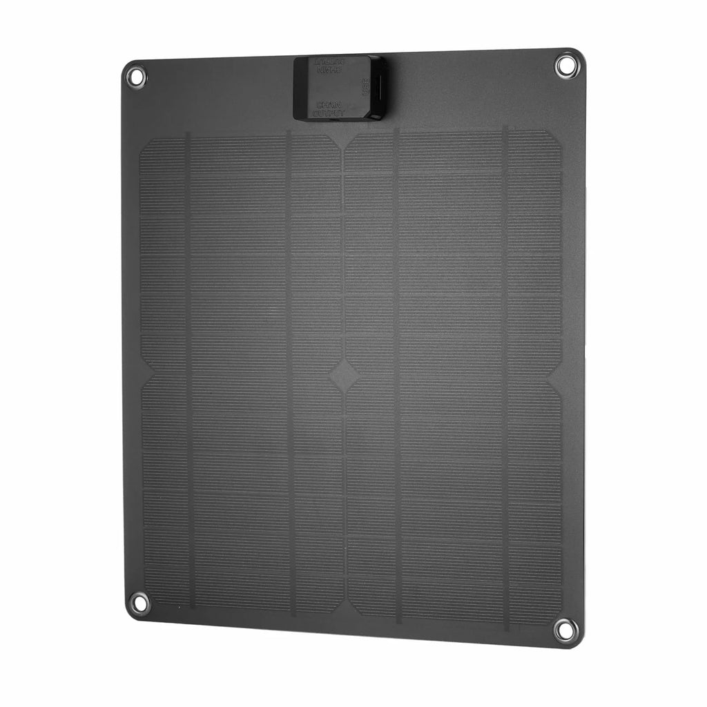 OWSOO 15W*4 5V/12V Solar Panel Car Battery with USB Chain Output Ports Portable Waterproof Trickle Battery & Maintainer for Car Boat Automotive RV Phones, Laptop Camera, 5V Devic