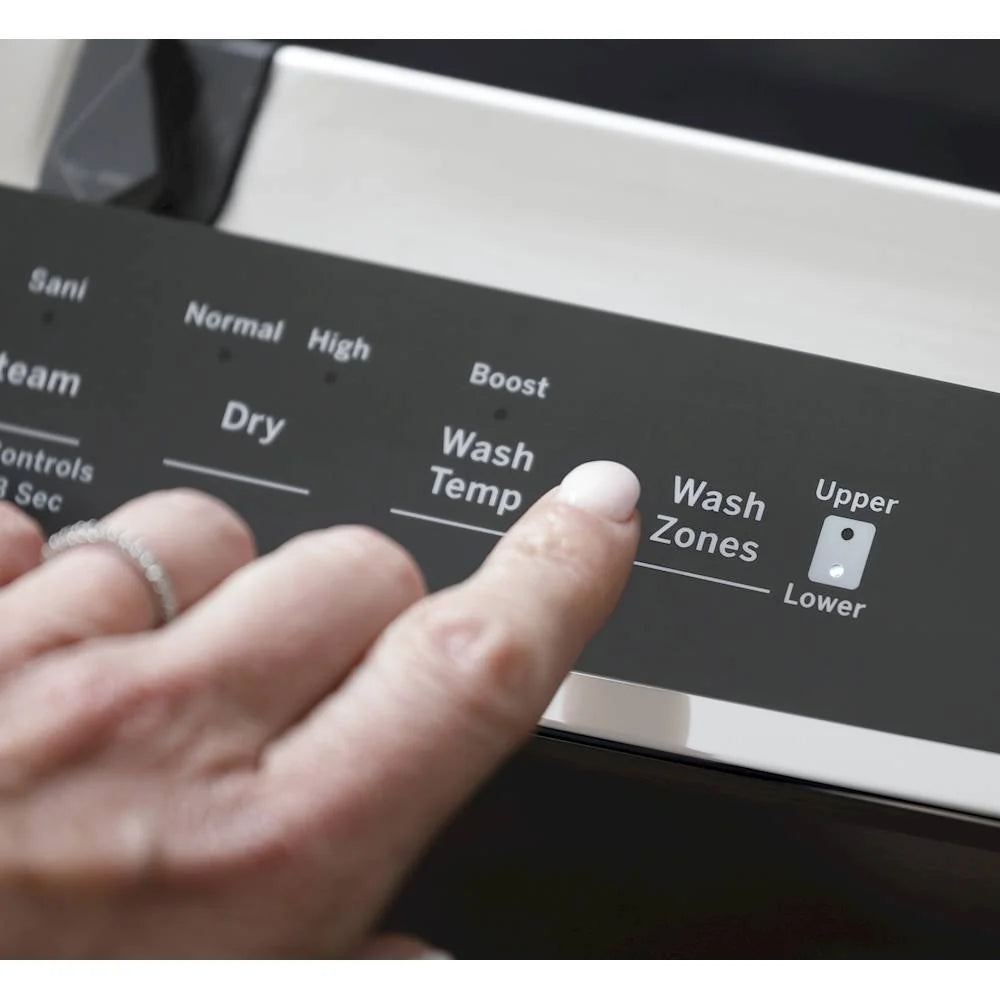 GE - Top Control Built-In Dishwasher with Stainless Steel Tub, 3rd Rack, 46dba - Stainless steel