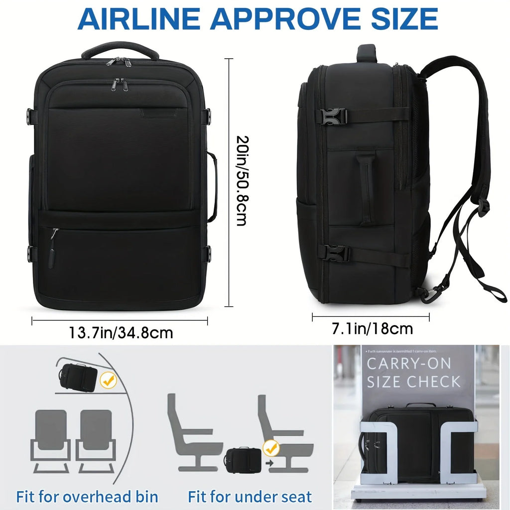 NUBILY 17-Inch Laptop Storage Travel Backpack