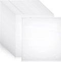 Frosted Zip Storage Bags with Slide Closure and Ventilation Holes, 20-Pack