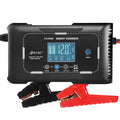 HTRC Automatic 12V/24V 15A Car Battery Charger for RV PB LIFEPO4 AGM (EU)