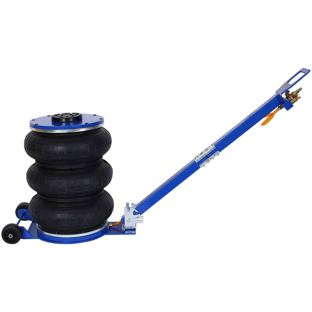 5T Triple Bag Air Jack ,Pneumatic Jack 3 bag ,lifting 16in capacity 5T 11000lbs,easy-collapsing Terrain,Blue color