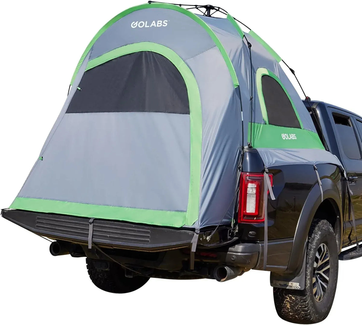 Golabs Truck Bed Tent for 5-6 Ft Bed, 8-Minute Easy Setup by Pre-Assembled Design, Waterproof PU2000mm, 2-Person Portable with Extra Rainfly Cover for Camping & Outdoor, Includes Storage Bag