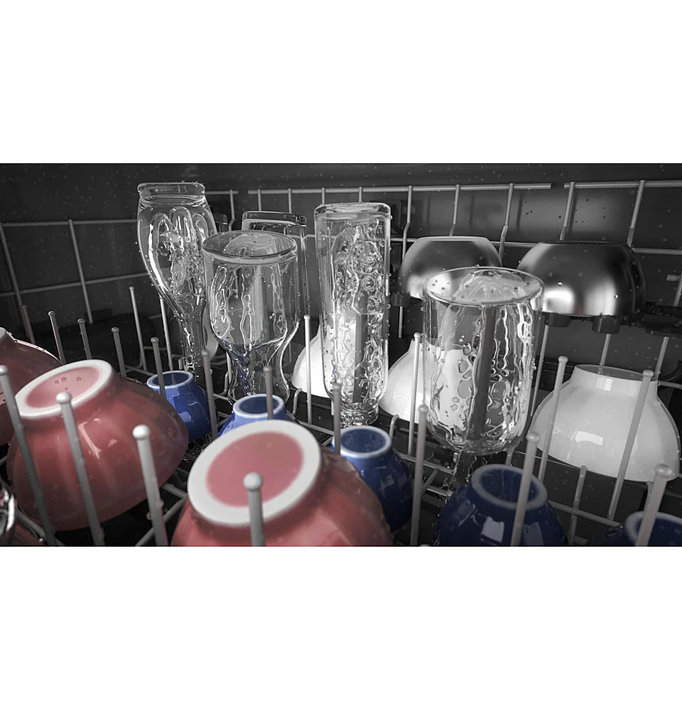 GE - Top Control Built-In Dishwasher with 3rd Rack, Dry Boost, 50 dBa - Slate