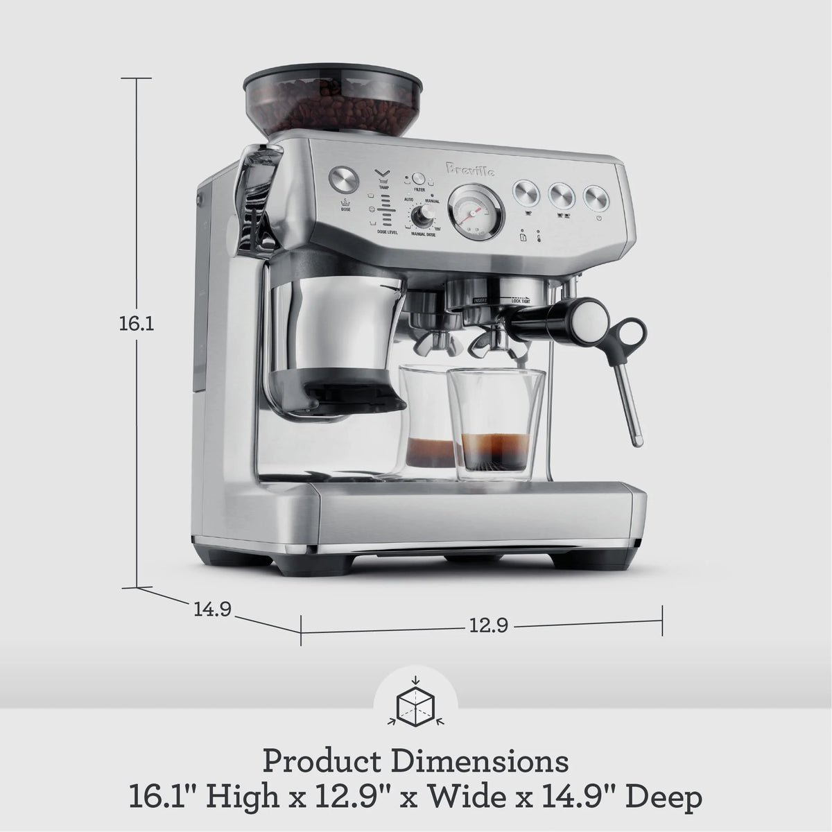 Breville Expressu00ae Espresso Stainless BES876BSS