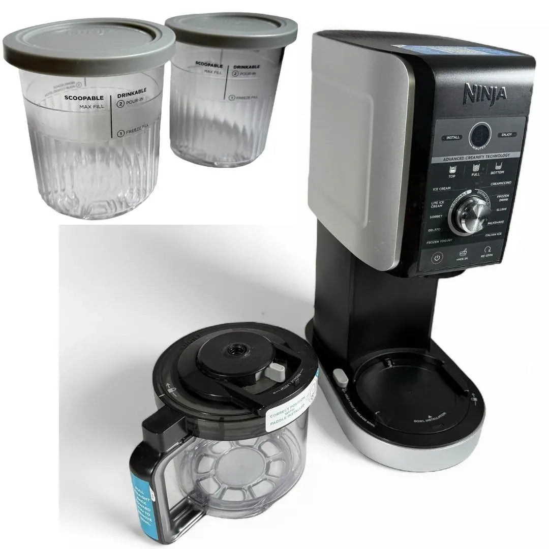 Ninja CREAMi Deluxe 11-in-1 XL Ice Cream Maker with Two 24-Oz Pints - NC501