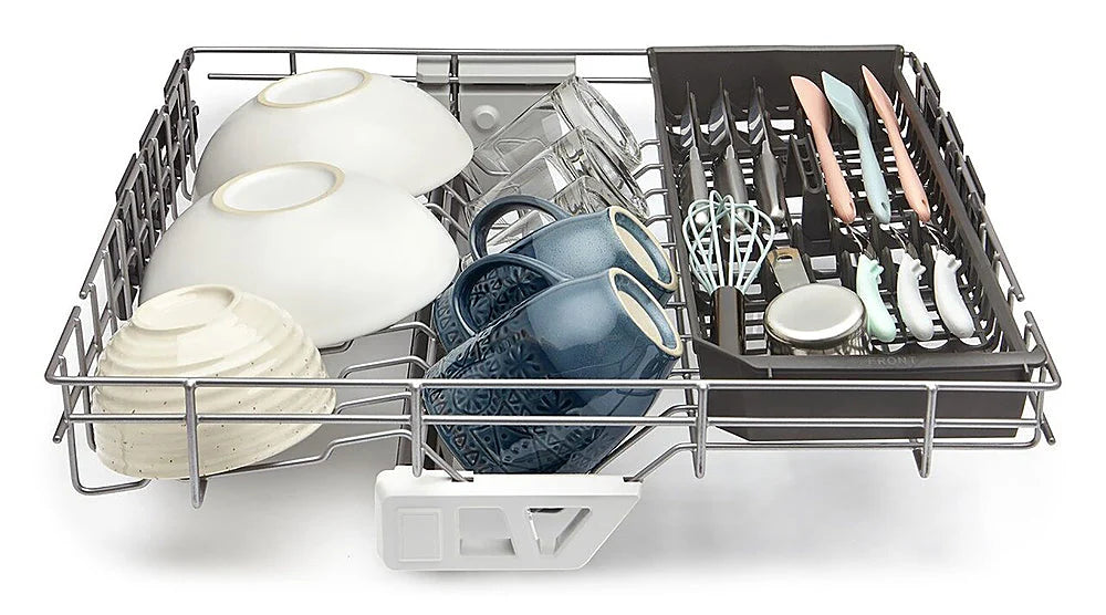 Whirlpool - 24 Top Control Built-In Dishwasher with Stainless Steel Tub, Large Capacity & 3rd Rack, 47 dBA - Stainless steel