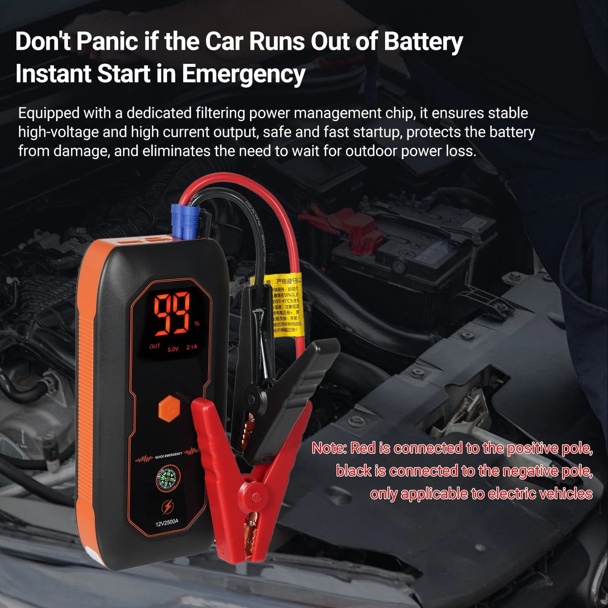 Lepmerk Emergency supply,Supplyauto Portable Car Jump 600a Peak Current 8000mah Supply Portable 12v Supply Car Auto Portable Jump With 600a Situations And Adventures Dn18bank
