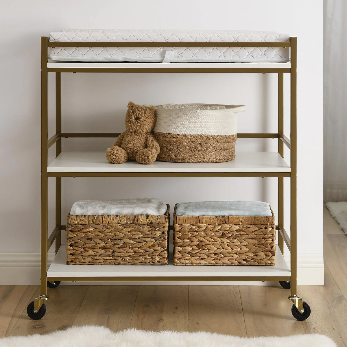 Delta Children Changing Melamine Bronze