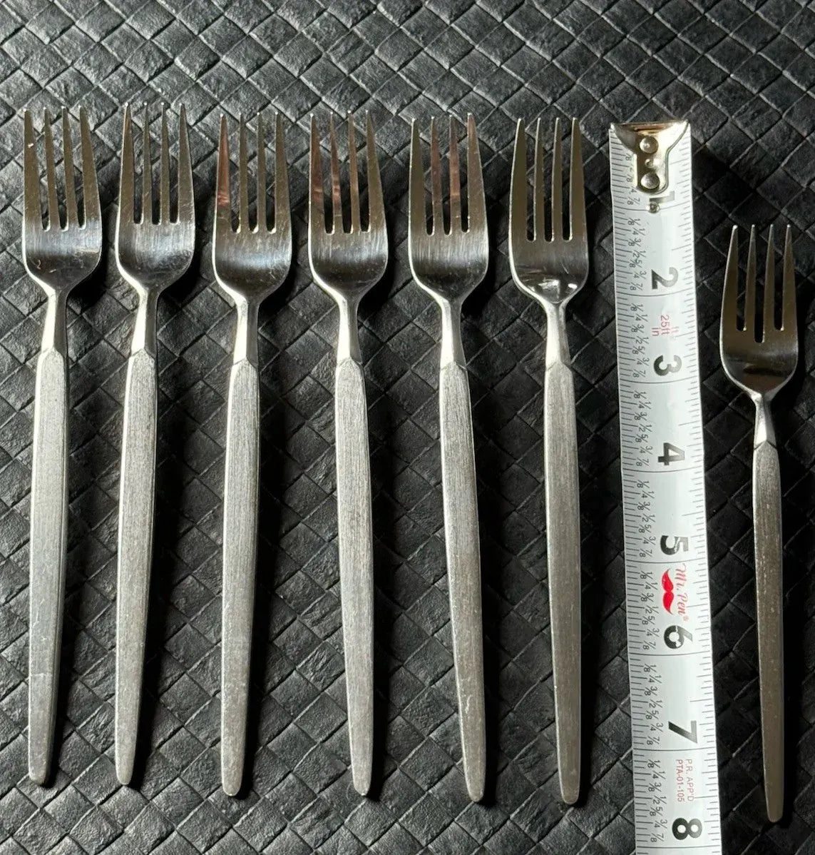Japan Stainless Steel Flatware 32 Assorted Piece Set Vtg 1960s