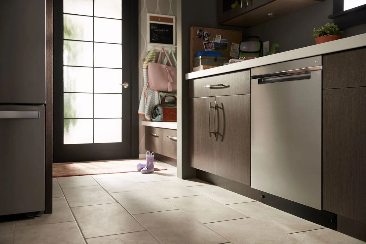Whirlpool - 24 Built-In Dishwasher - Stainless steel