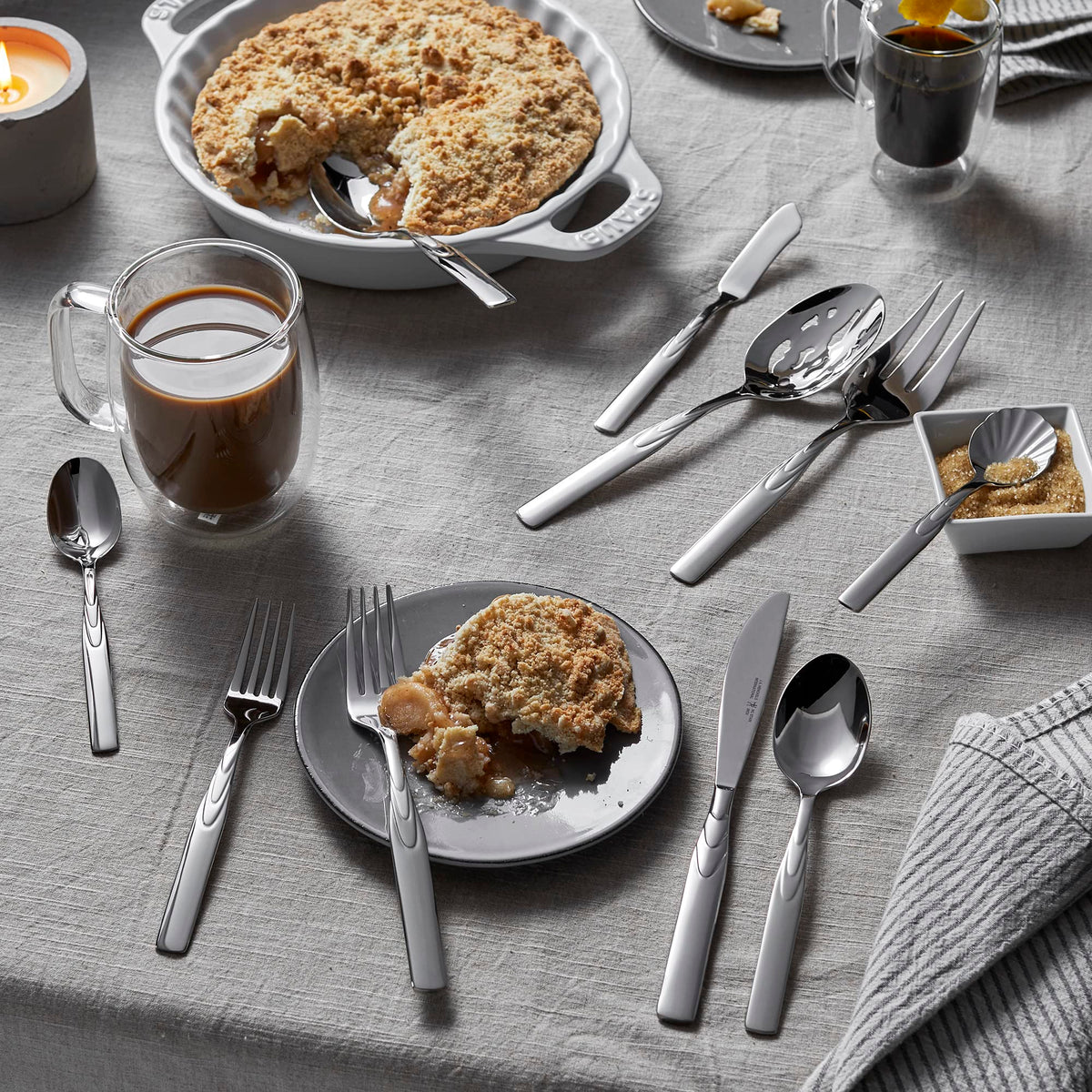 J Henckels Classic 45 Piece Flatware