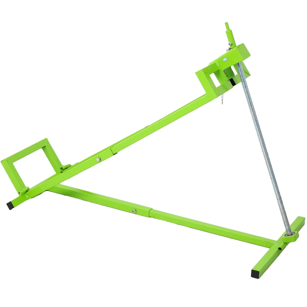 imerelez Easy Lawn Mower Lift for Riding Tractors , 800 Lbs Capacity Lawn Tractor Lifter, Ride-on Mower, Cleaning Aid, Universal, Lawn Tractor Lift, Lawn Tractor + 45° Tilt Adjustable, Green