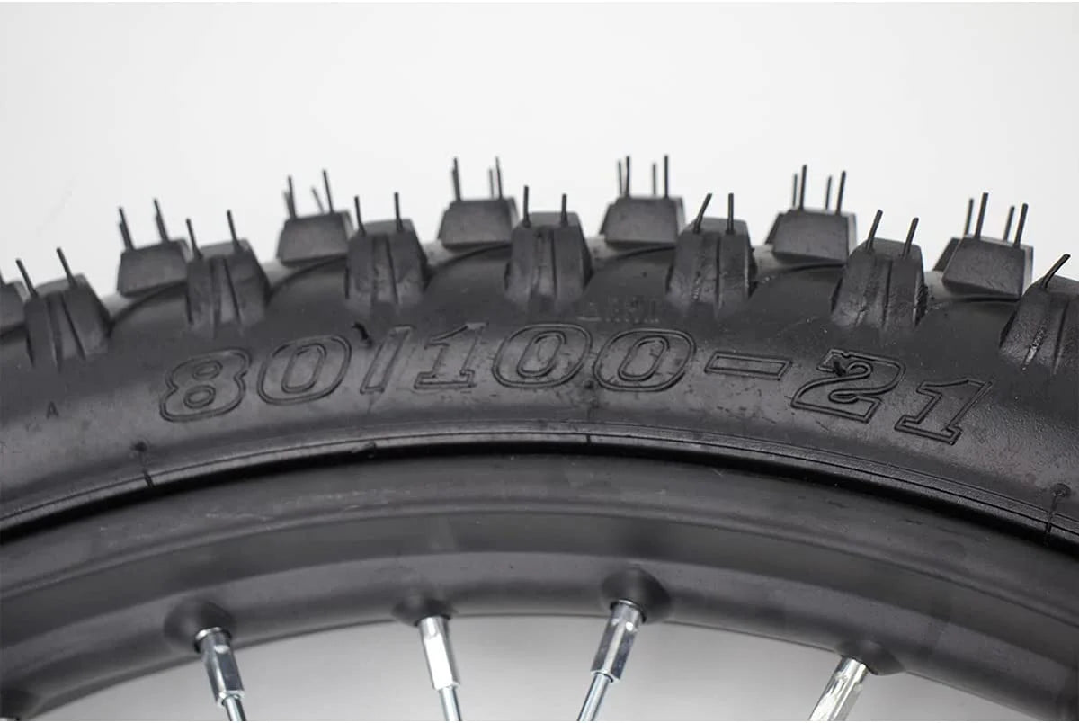 X-PRO 21 Front Wheel Rim Tire 80/100-21 with 15mm Bearing Assembly for Dirt Bikes(DO NOT FIT HAWK250)
