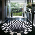 3D Vortex Illusion Rug With Anti-Slip Soft Polyester Surface