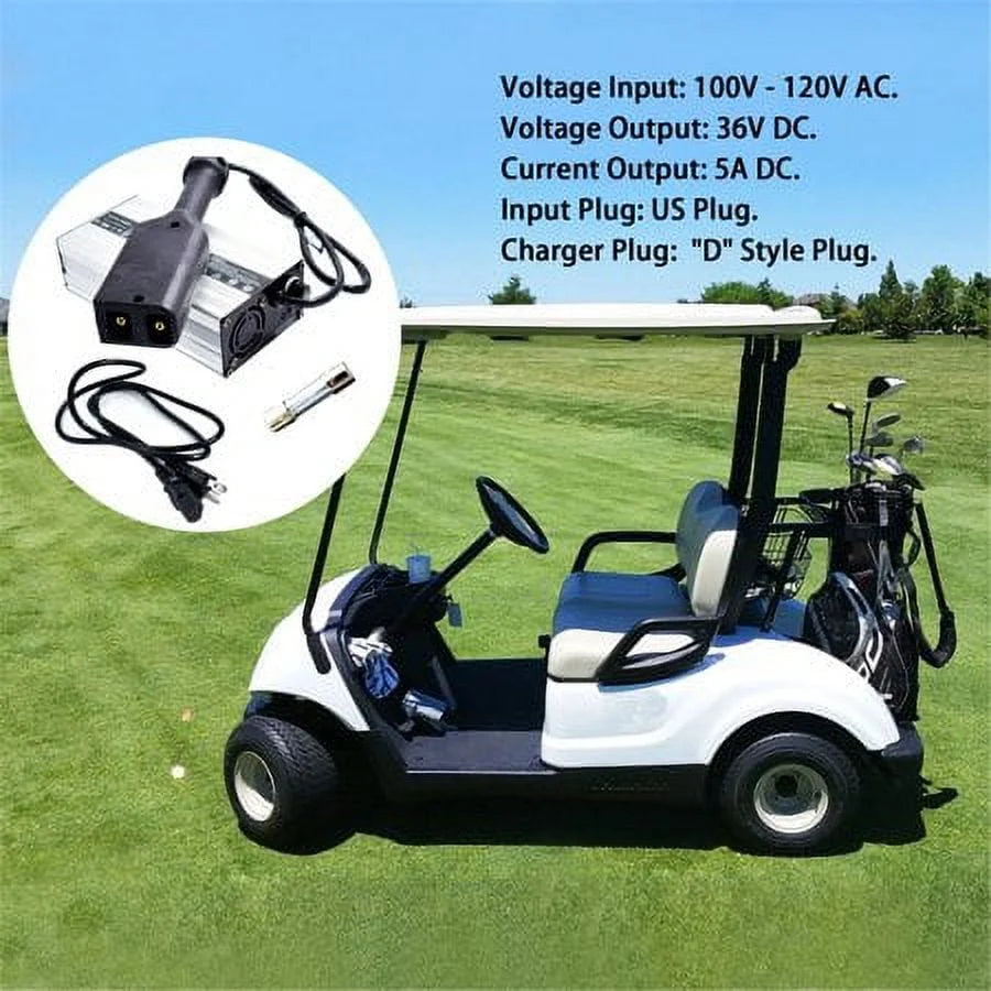 LABLT 36 Volt Battery Charger Replacement for EZGO TXT Medalist Golf Cart