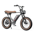 MACFOX Electric Bike, Ebike 500W/48V/10.4Ah, 20 Fat Tire Electric Bicycles Up to 20MPH & 40 Miles with Retro Motorcycle Design, Removable Battery, 50N.m Max Torque