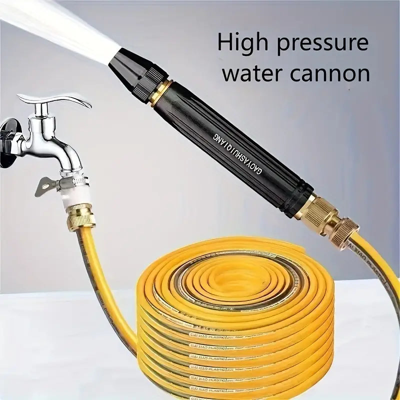 Garden Hose Spray Nozzle with Trigger Lock and Extendable Tube, Four Spray  Patterns