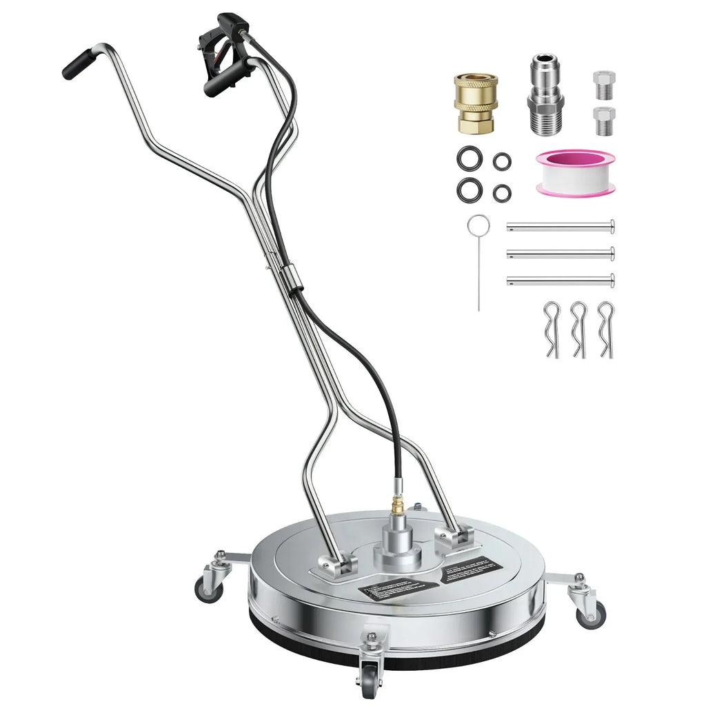 20 Inch Pressure Washer Surface Cleaner Power Washer Dual Handle 4500 PSI
