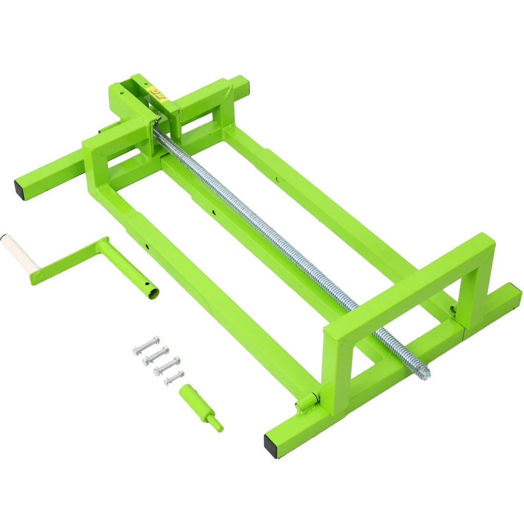 imerelez Easy Lawn Mower Lift for Riding Tractors , 800 Lbs Capacity Lawn Tractor Lifter, Ride-on Mower, Cleaning Aid, Universal, Lawn Tractor Lift, Lawn Tractor + 45° Tilt Adjustable, Green