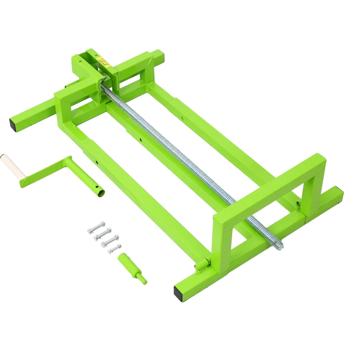 imerelez Easy Lawn Mower Lift for Riding Tractors , 800 Lbs Capacity Lawn Tractor Lifter, Ride-on Mower, Cleaning Aid, Universal, Lawn Tractor Lift, Lawn Tractor + 45° Tilt Adjustable, Green