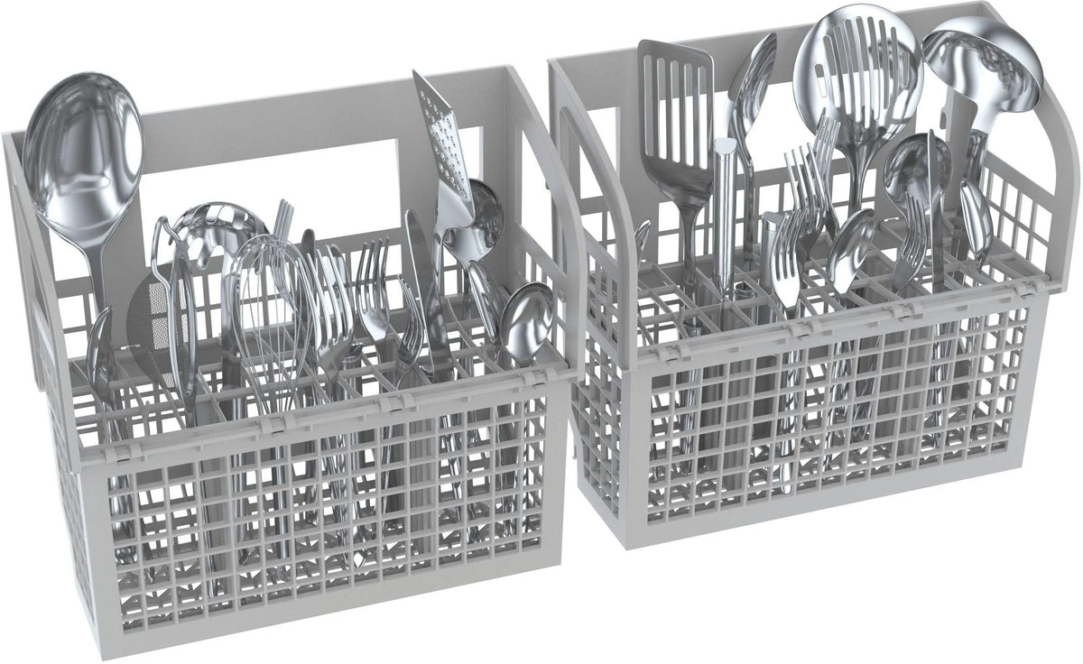 Bosch - 800 Series 24 Top Control Built-In Dishwasher with CrystalDry, Stainless Steel Tub, 3rd Rack, 42 dBa - Stainless steel
