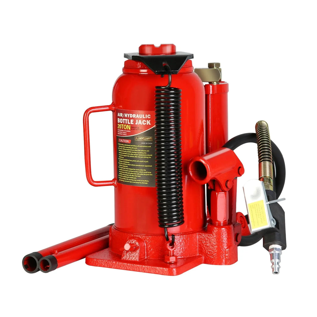 LoLado 20 Ton Air Hydraulic Bottle Jack, with Manual Hand Pump Used for The Maintenance of Automobiles, Agricultural Vehicles, Heavy Trucks, Mobile Machinery, and Heavy Equipment