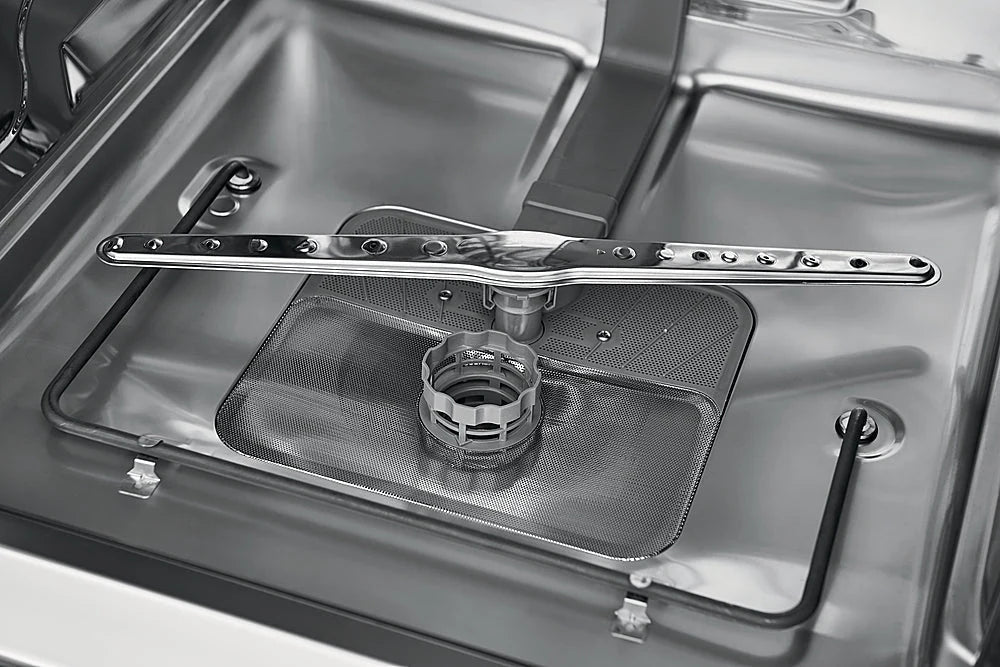 Frigidaire - 24 Compact Front Control Built-In Dishwasher with Stainless Steel Tub, 52 dBA - Black
