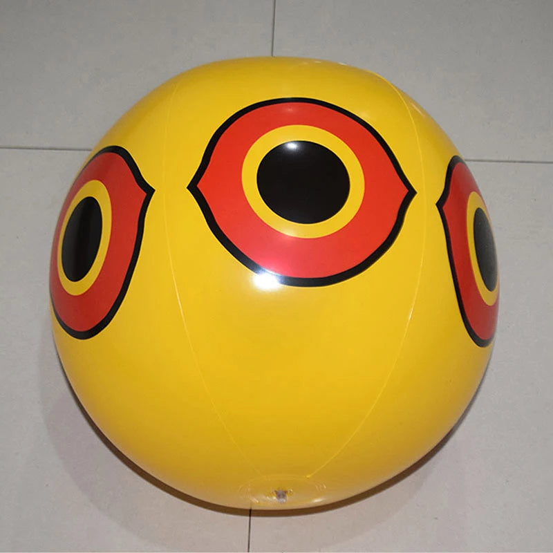 Bird Repellent Scare Balloon with Predator Eye Pattern and Reflective  Stickers