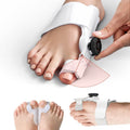 Adjustable Big Toe Corrector with Angle Knob and Securing Straps