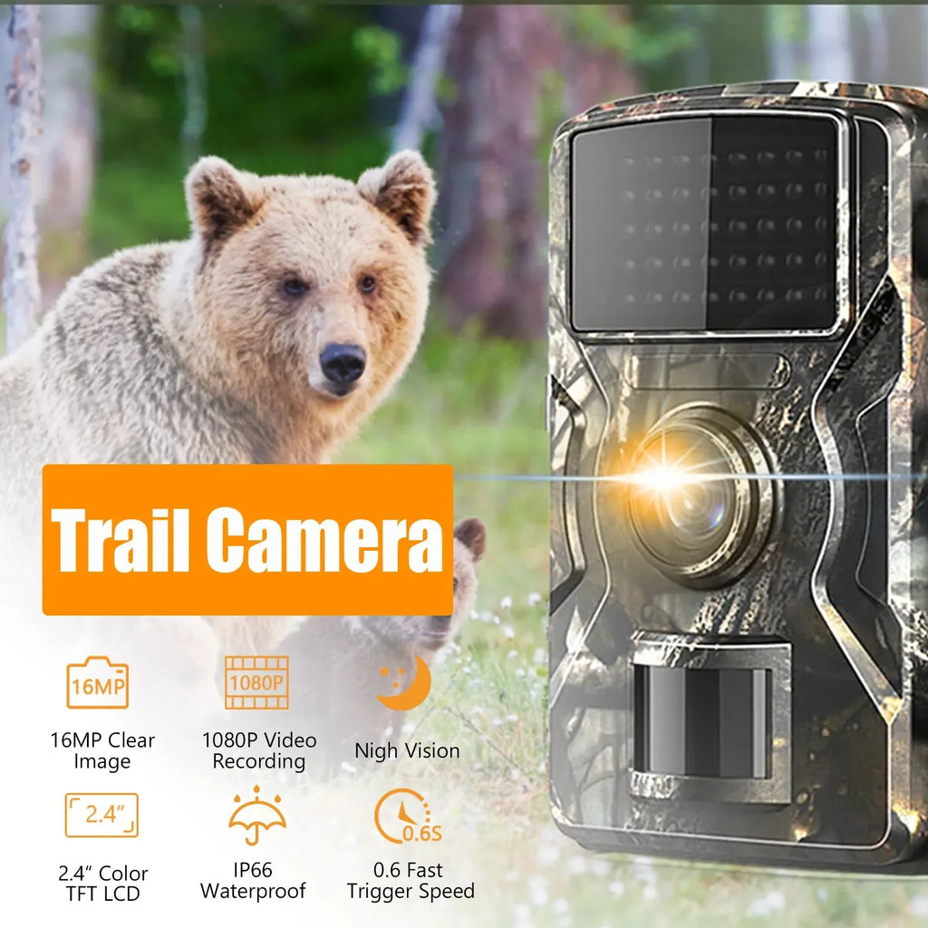 High-Definition 1080P Night Vision Trail Camera