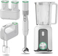 3-in-1 Cordless Kitchen Gift Set, Rechargeable Cordless Immersion Blender, Mixer & Smoothie Maker with Fast Charger, Housewarming Gifts New Home