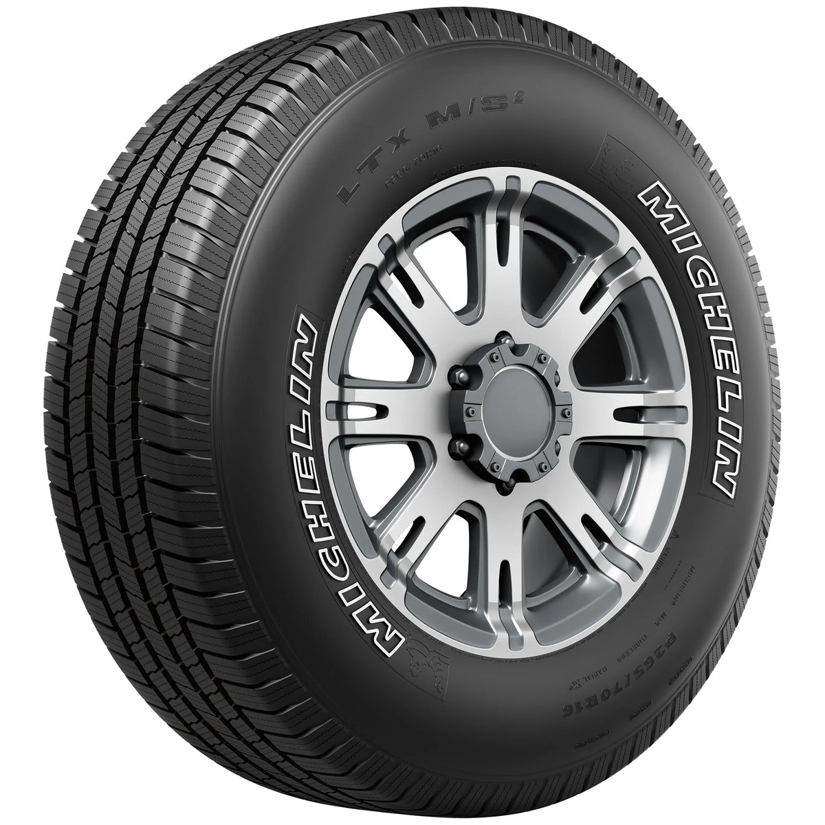 Michelin LTX M/S2 265/75R16 114 T Tire Fits: 1996-99 Chevrolet Tahoe Base, 2006-07 Hummer H3 Base