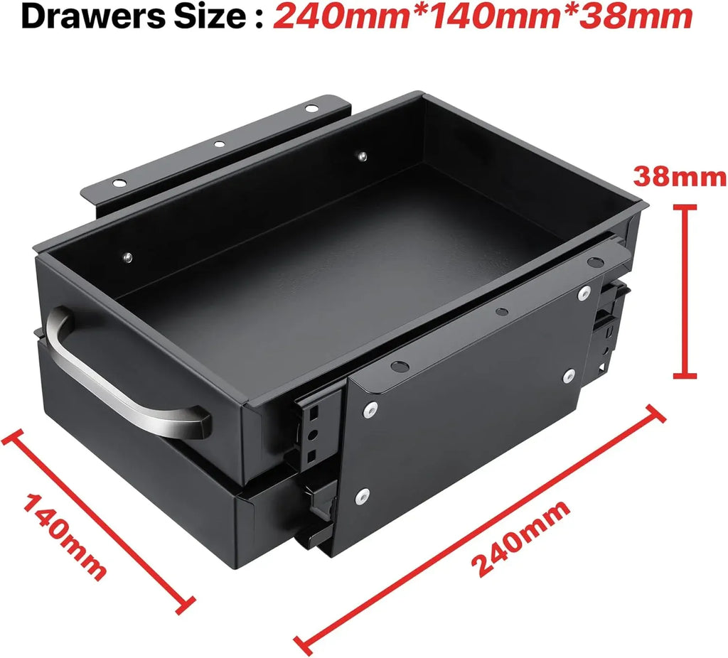 Motoring TOOLS-00197 Round Mechanics Roller Seat Creeper Stool With Padded Cushion, Tool Storage Drawer & Tray, 300 Lbs Max Weight Capacity